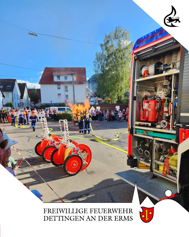 Schauübung unserer Jugendfeuerwehr